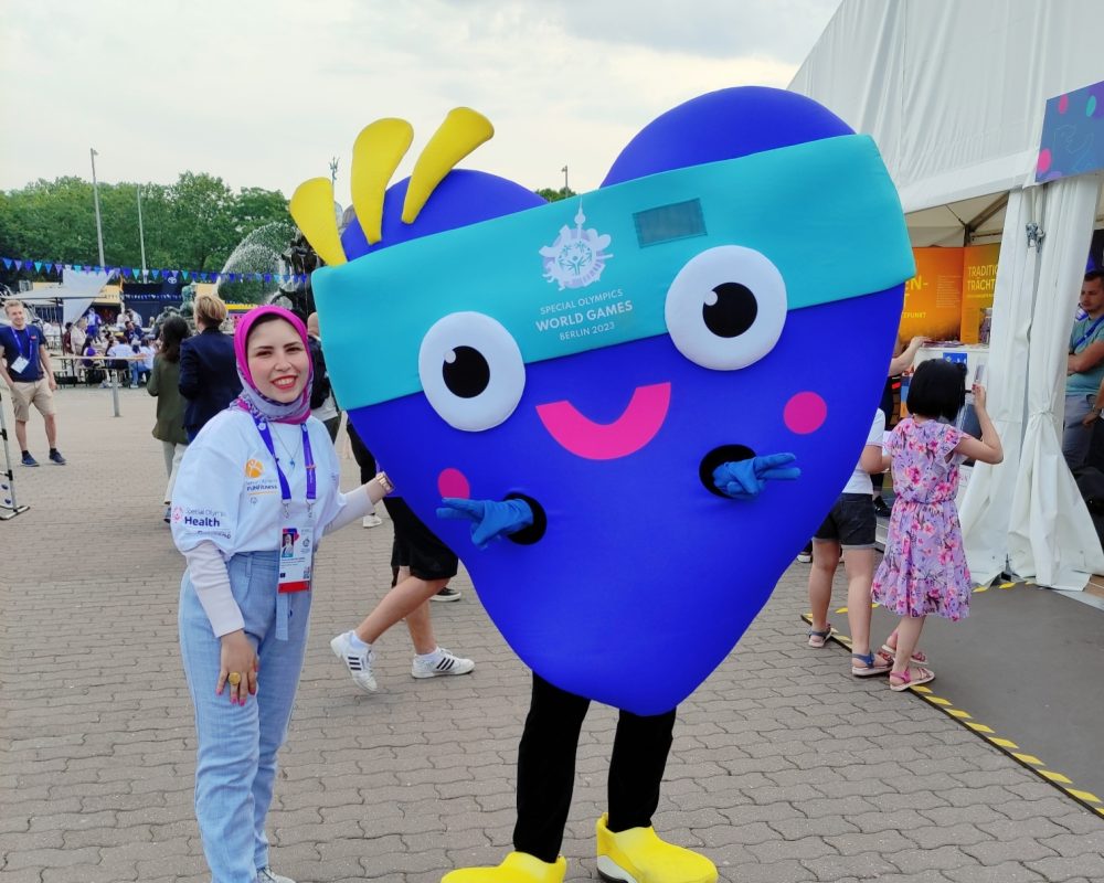 Omima Alaa El-Din at Special Olympics World Games Berlin, Germany