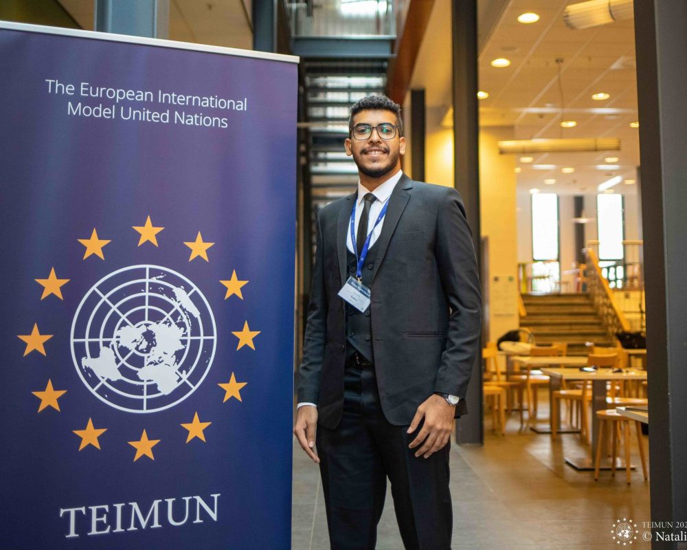 Ahmed Essam at TEIMUN Conference, Netherlands